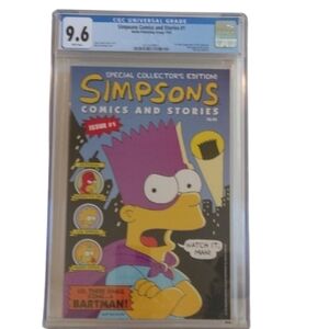 Simpsons Comics and Stories #1 1993 CGC Graded 9.6 WP